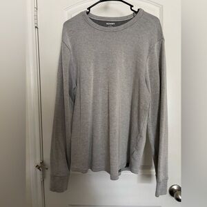 Men's ribbed long sleeve shirt